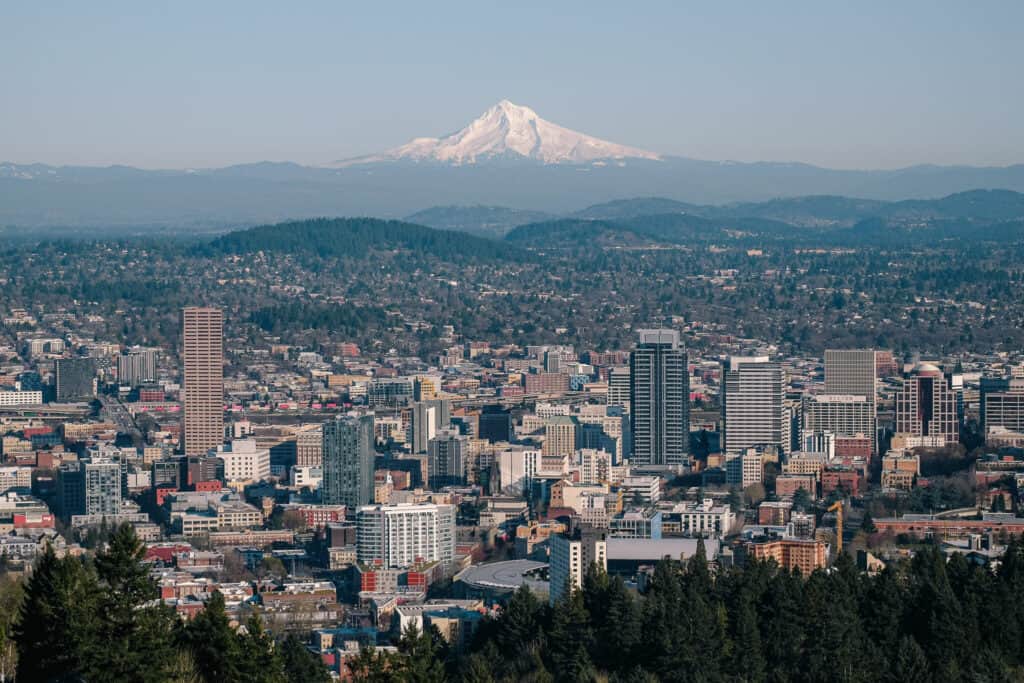 where to go for best views of portland oregon